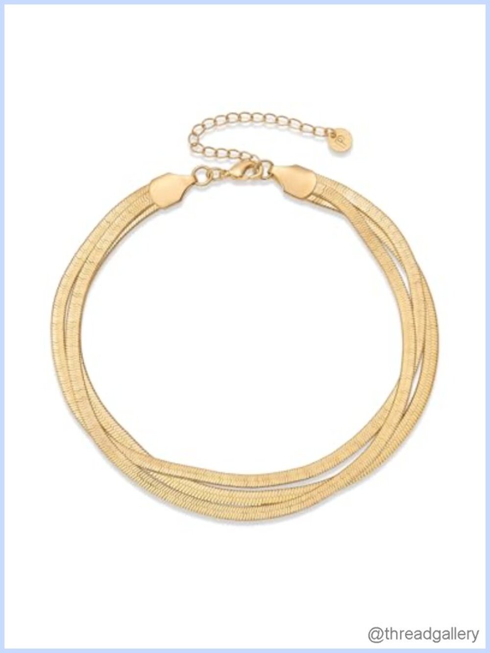 14K Gold Plated Snake Chain Anklet Minimalist Summer Beach Jewelry Gift